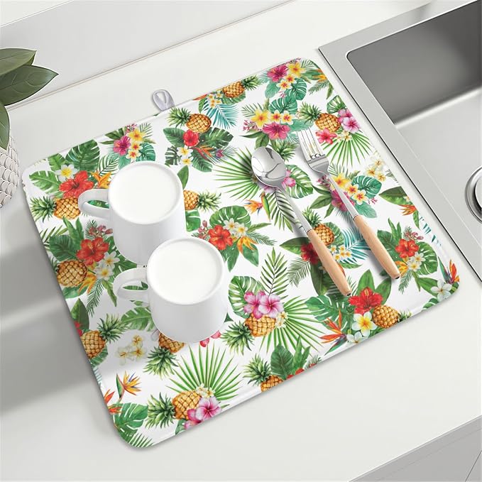 Summer Tropical Dish Drying Mat - Image 8
