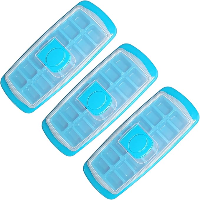 Handy Housewares Anti-Spill 14-Cubes Covered Ice Cube Tray by HandyHousewares