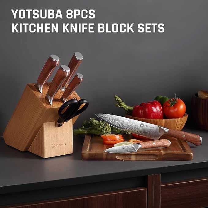 YOTSUBA 8 PCS Japanese Kitchen Knife Set - Image 8