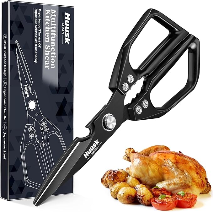 HUUSK Kitchen Scissors for Food by HuuskKnife