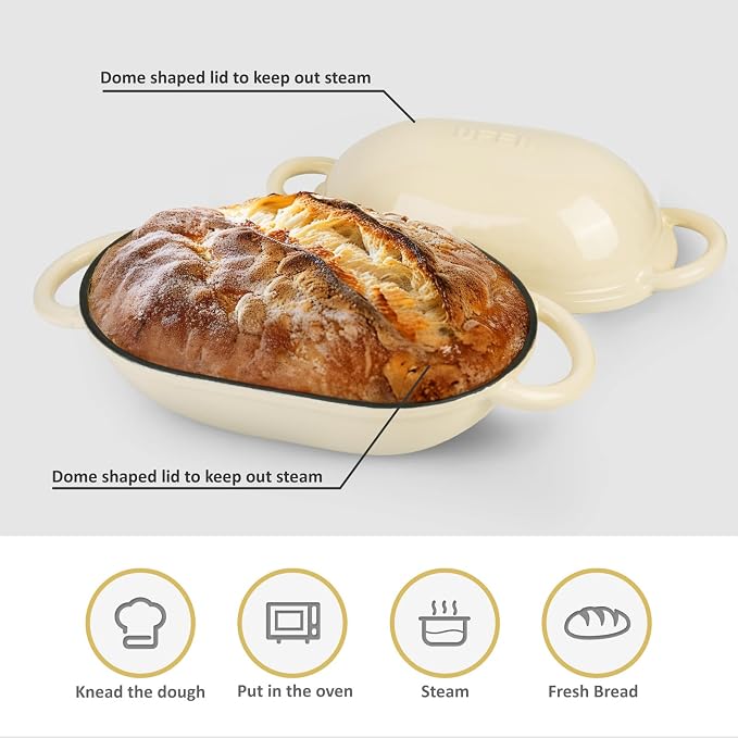 Dutch Oven for Bread Baking – Premium Cast Iron Pot - Image 4
