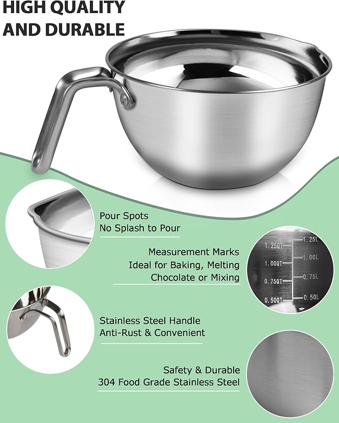 Marsheepy Stainless Steel Mixing Bowls - Image 2