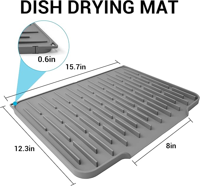 Foldable Silicone Dish Drying Mat - Image 2