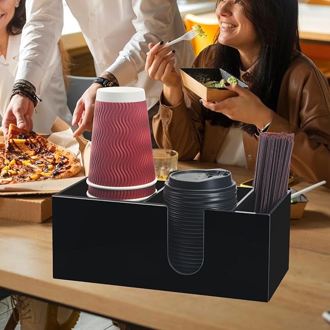 Coffee Bar Accessories and Organizer, Disposable Cup Holder - Image 9