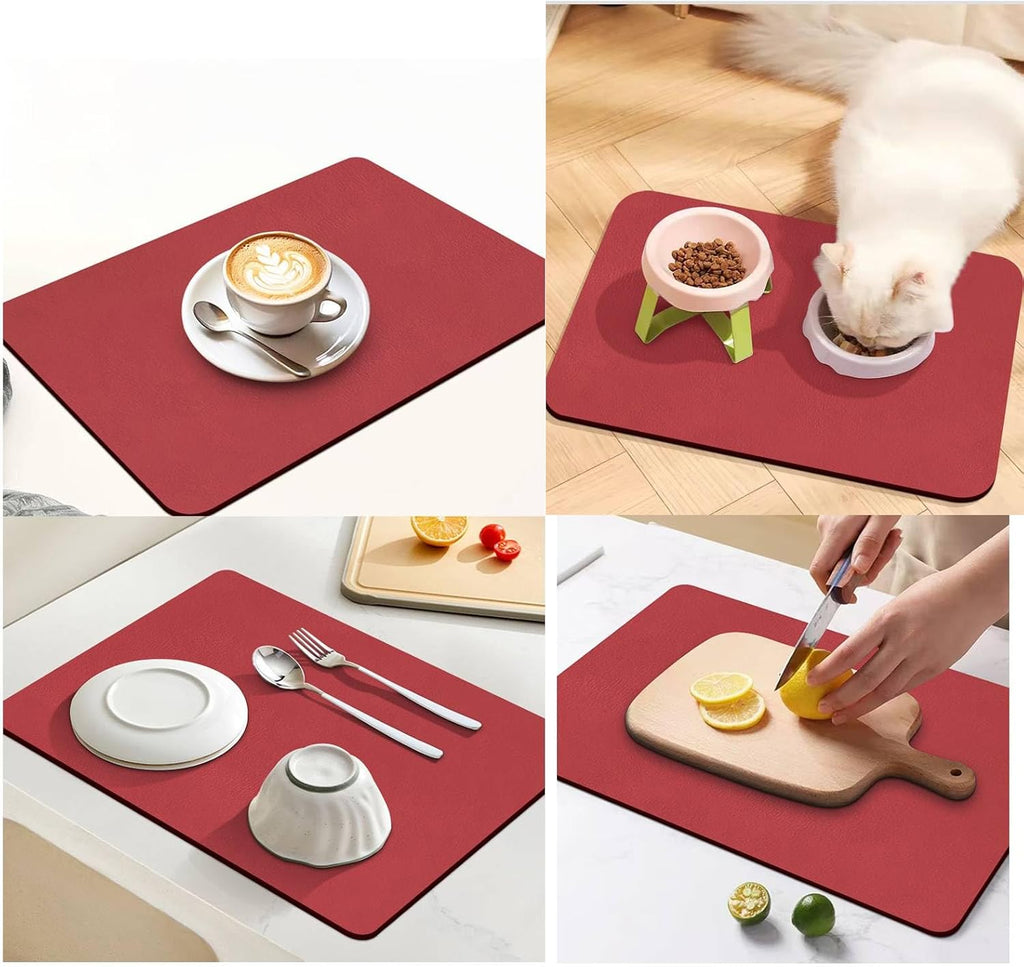 Dish Drying Mat for Kitchen Counter,Drying Mat for Dish Rack,Absorbent