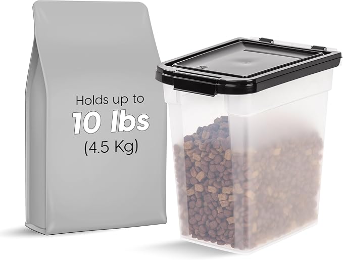 IRIS USA Airtight Dog Food Storage Container, WeatherPro, - Image 2