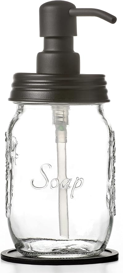 Mason Jar Soap and/or Lotion Dispenser by Industrial+Rewind
