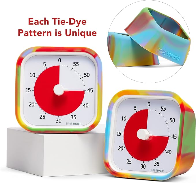 Time Timer MOD Tie Dye ⁠— Special Edition ⁠⁠— Visual Timer - Image 6