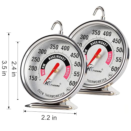 Oven Thermometer 150-600°F Pro Accurate Oven Temperature Gauge - Image 2