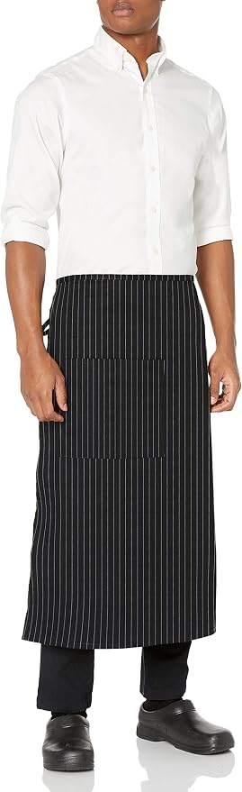 Uncommon Threads unisex adult Full Apron, Pin Stripe, One Size US by Uncommon+Threads