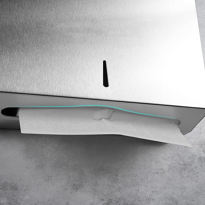 Comercial Paper Towel Dispenser Wall Mount, Stainless Steel Hand Towel Dispenser - Image 3