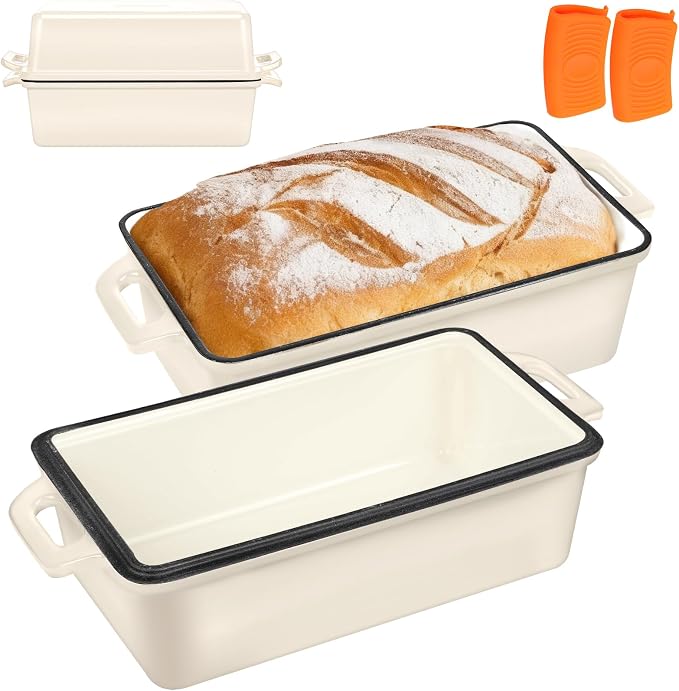 Wildone 2 in 1 Enameled Cast Iron Bread Pan by Wildone