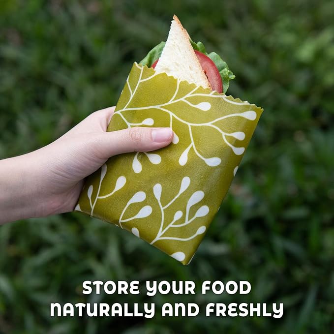 Akeeko Reusable Beeswax Food Wraps - Image 5