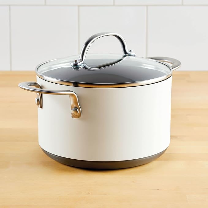Anolon Achieve Hard Anodized Nonstick Saucepot - Image 9