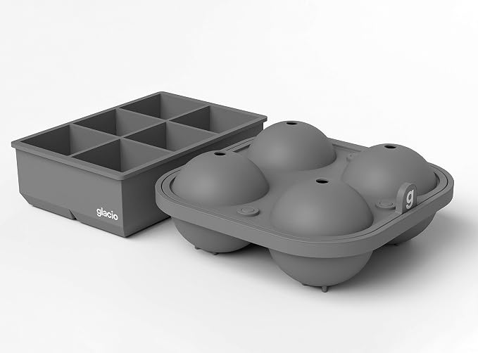 Ball Ice Cube Tray and Big Ice Cube Molds - Image 5