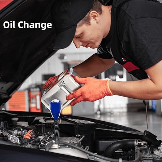 4PCS Funnels for Automotive Use, Retractable Auto Fuel Funnel for Oil Change - Image 4