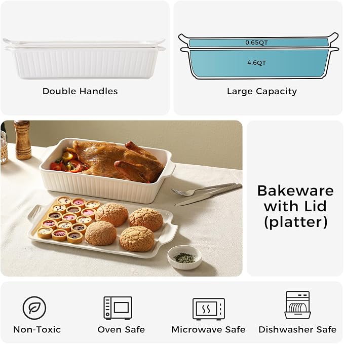 Dizada Large Casserole Dish - Image 8