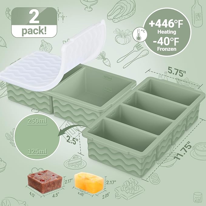 Silicone Freezer Molds for Soup - Image 2