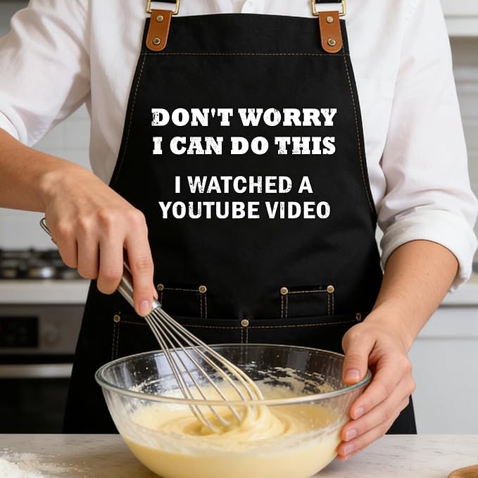Baking Apron for Men Women, Funny Apron Baking Gifts - Image 6