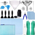 LCD 3D Printer Accessories Resin Tool Kit Includes Stainless Steel Funnel by ELITECTK