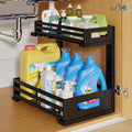 1-Pack Under Sink Organizers and Storage, 2-Tier L Shape Pull Out Cabinet by UnderSinkOrganizer