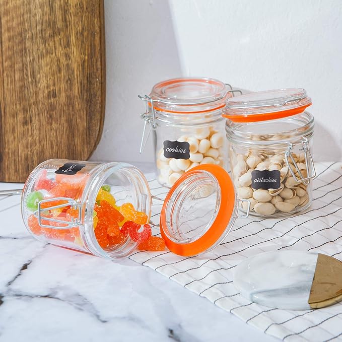 Glass Jars With Airtight Lids, Mason Jars 8 oz, Glass Jar With Leak Proof - Image 6