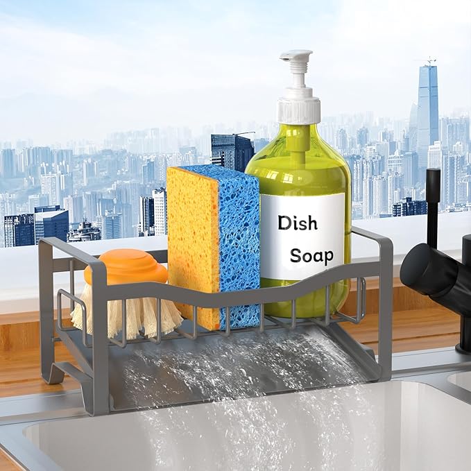 Maifan Stainless Steel Kitchen Sink Caddy Organizer by Unknown