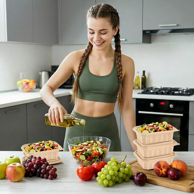 100 Piece Meal Prep Containers - Image 2