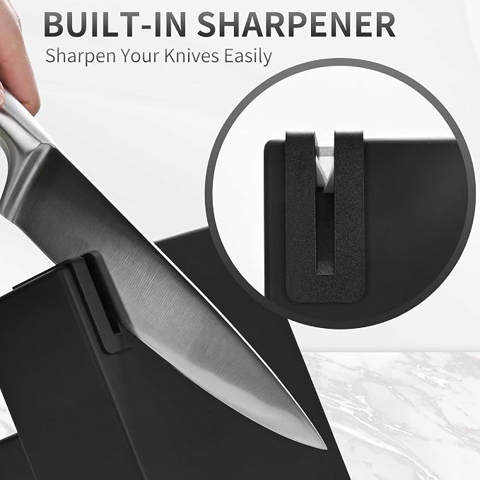 15-Piece Stainless Steel Chef Kitchen Knife Sets - Image 6