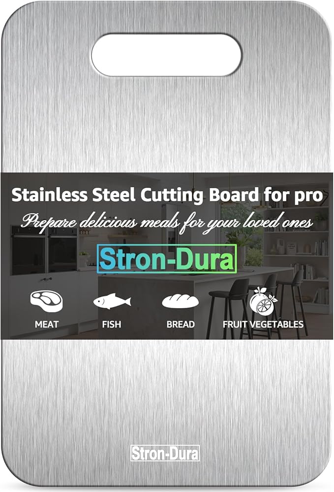 Stron-Dura Cutting Board, Stainless Steel Cutting Board, Foodgrade Cutting by Stron-Dura