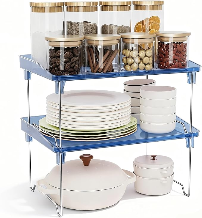 STARLATTA Acrylic Cabinet Organizer Shelf, Spice Rack, Countertop Organizers by STARLATTA