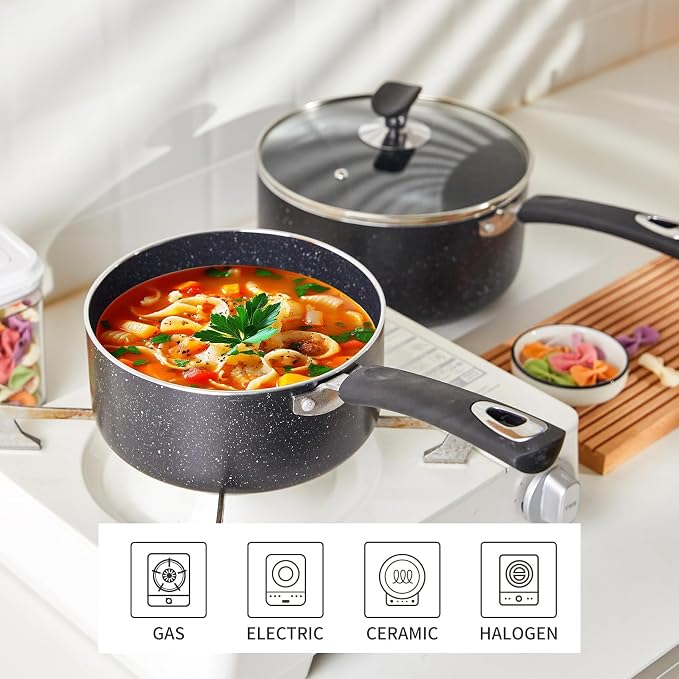 Nonstick Saucepan Set - Image 2