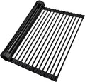 Ohuhu Over The Sink Dish Drainer Drying Rack, 17.6" W x 15.4" L Roll Up Dish by Ohuhu