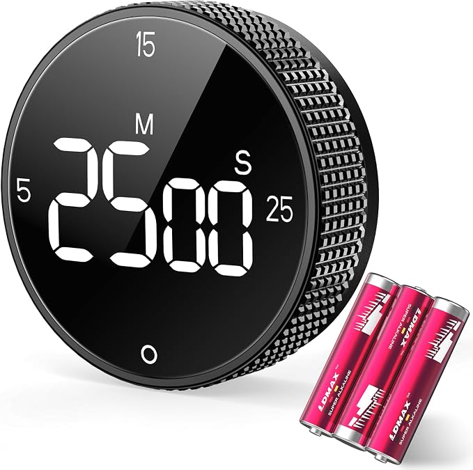 Magnetic Kitchen Timer for Cooking by SmartTimingforEveryMoment
