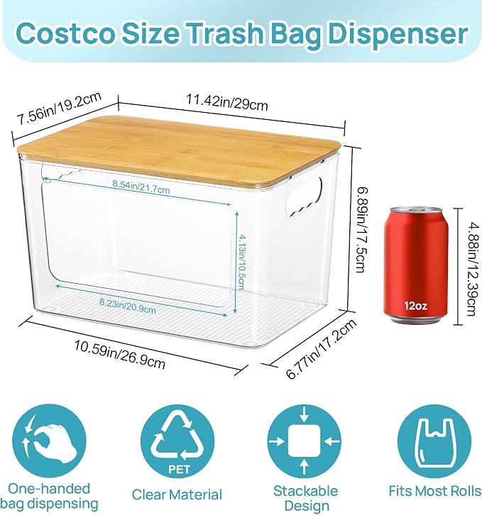 Vtopmart 2 Pack Trash Bag Holder - Image 2