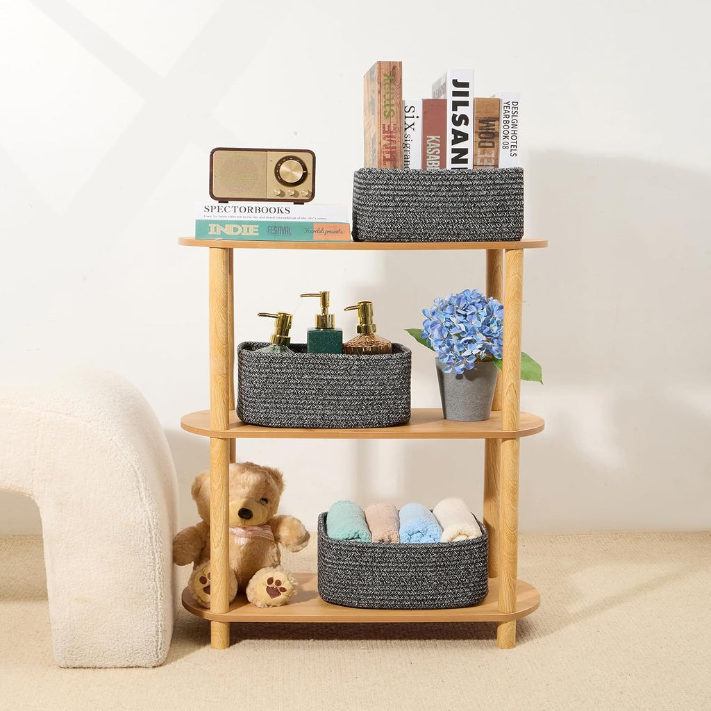 MiniArk Small Storage Baskets for Organizing | Closet Organizer Bins