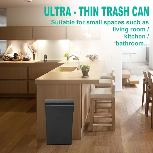 BestOffice 13 Gallon Trash Can Automatic Kitchen Trash Can Touch Free - Image 7