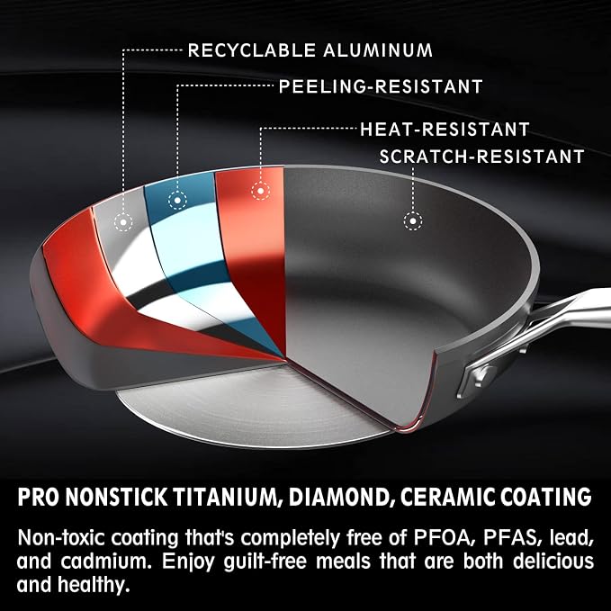 MsMk 7 inch Small Egg Nonstick Frying Pan - Image 2