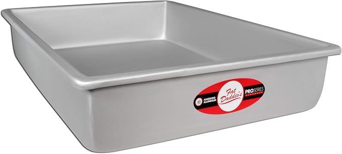Fat Daddio's POB-12184 Anodized Aluminum Sheet Cake Pan by FatDaddios