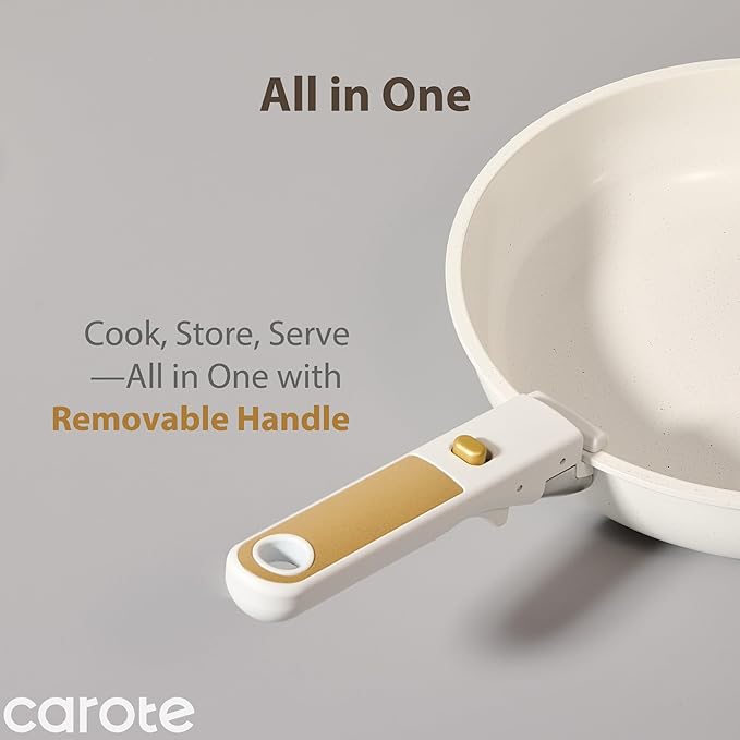 CAROTE 6pcs Pots and Pans Set Non Stick, Cookware Sets, Kitchen Set, - Image 6