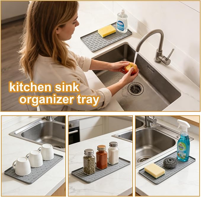 Silicone Coffee Mat, Eco-friendly, Hygienic Drying Pad, Leak-Proof and Non-Slip - Image 3