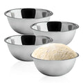 OCS Parts 5 Quart Mixing Bowls | Set of 4 | 11.25-Inch Stainless Steel by OCSParts