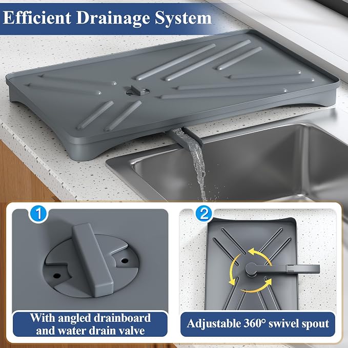 SNTD Dish Drying Rack for Kitchen Counter - Image 4