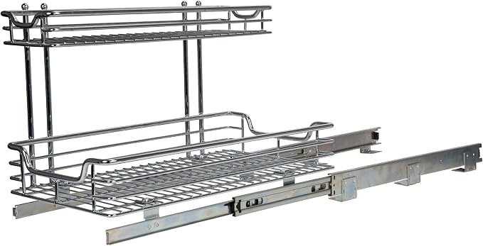 Household Essentials Glidez Multipurpose Chrome-Plated Steel Pull-Out/Slide-Out - Image 10