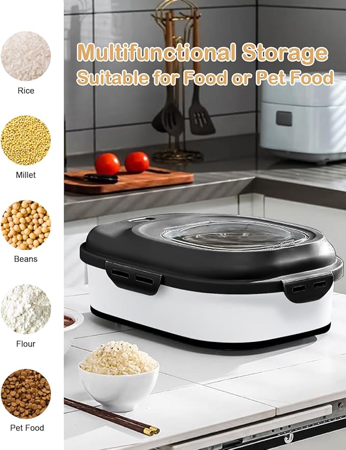 20-50 Lbs Food Storage Containers, Collapsible Rice Container - Image 6