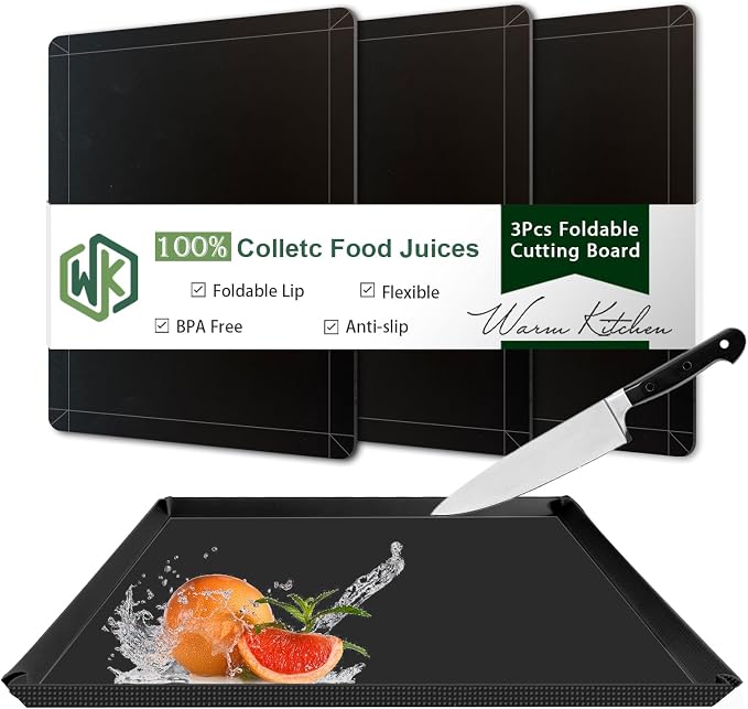 WK Flexible Plastic Cutting Boards Mats by WKHome