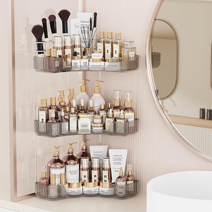 Asayuee 3-Tier Corner Bathroom Counter Organizer by Asayuee