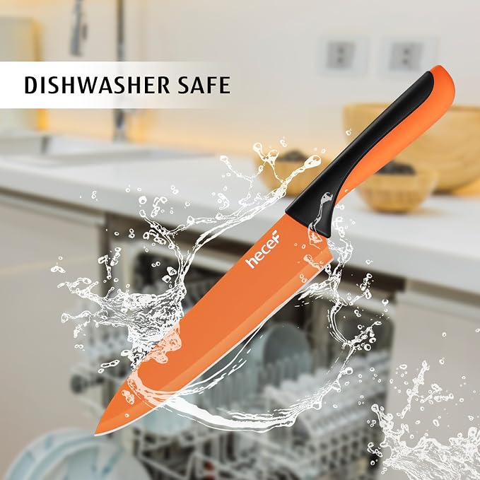 hecef 14 Pieces Kitchen Knife Set - Image 5