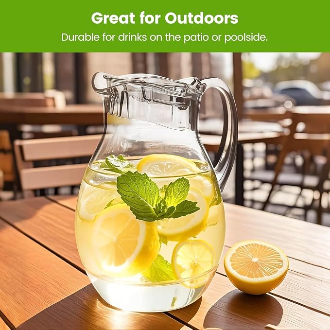 Small Clear Plastic Pitcher - Image 7