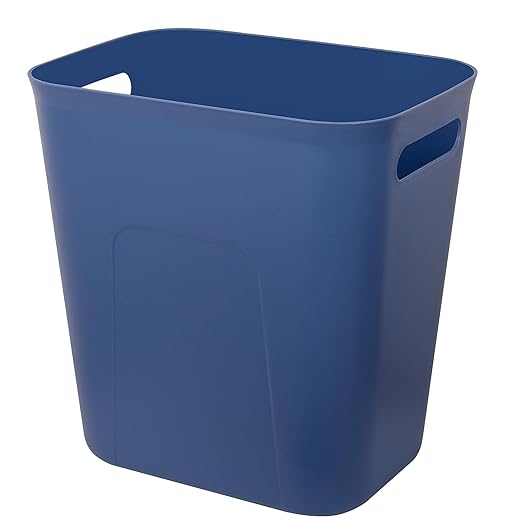 UUJOLY Plastic Small Trash Can Wastebasket, Garbage Container Basket by UUJOLY